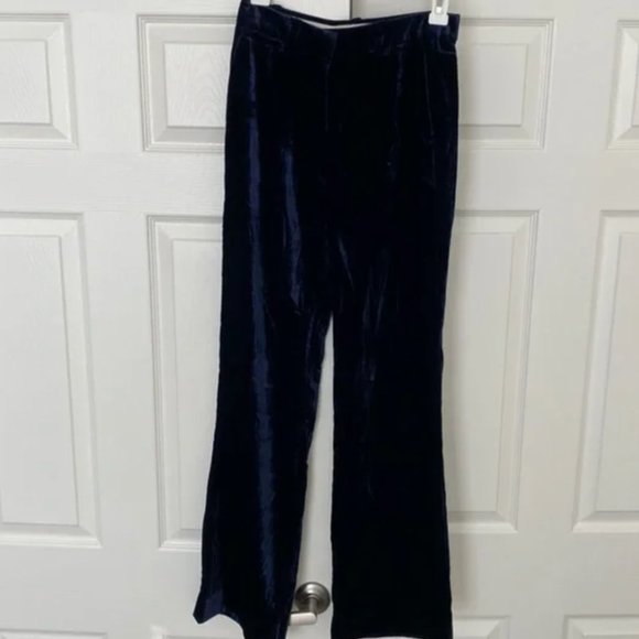 J. Crew Pants - Navy velvet j crew trouser pants